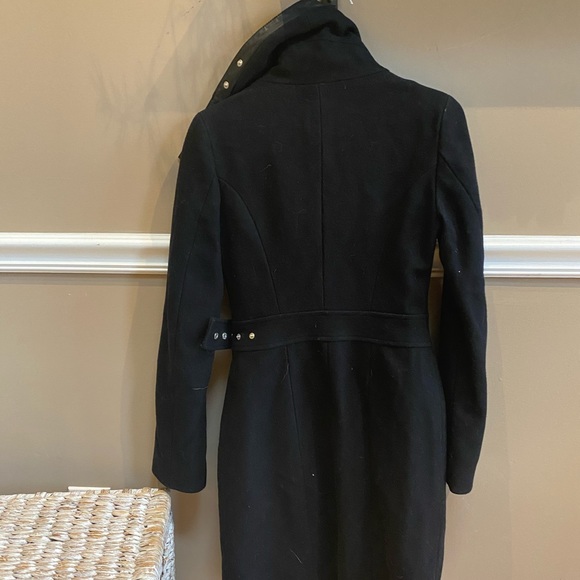 Patrizia Pepe Mock Neck Wool Coat - Picture 6 of 7